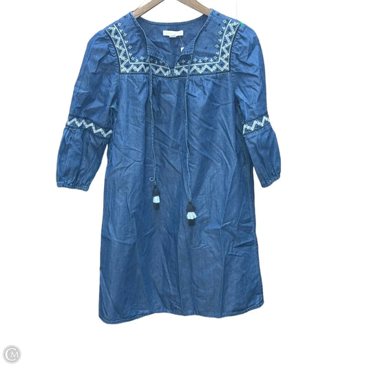 Dress Casual Short By Westport In Blue Denim, Size: Mp