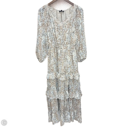 Dress Casual Maxi By Jessica Simpson In Snakeskin Print, Size: M