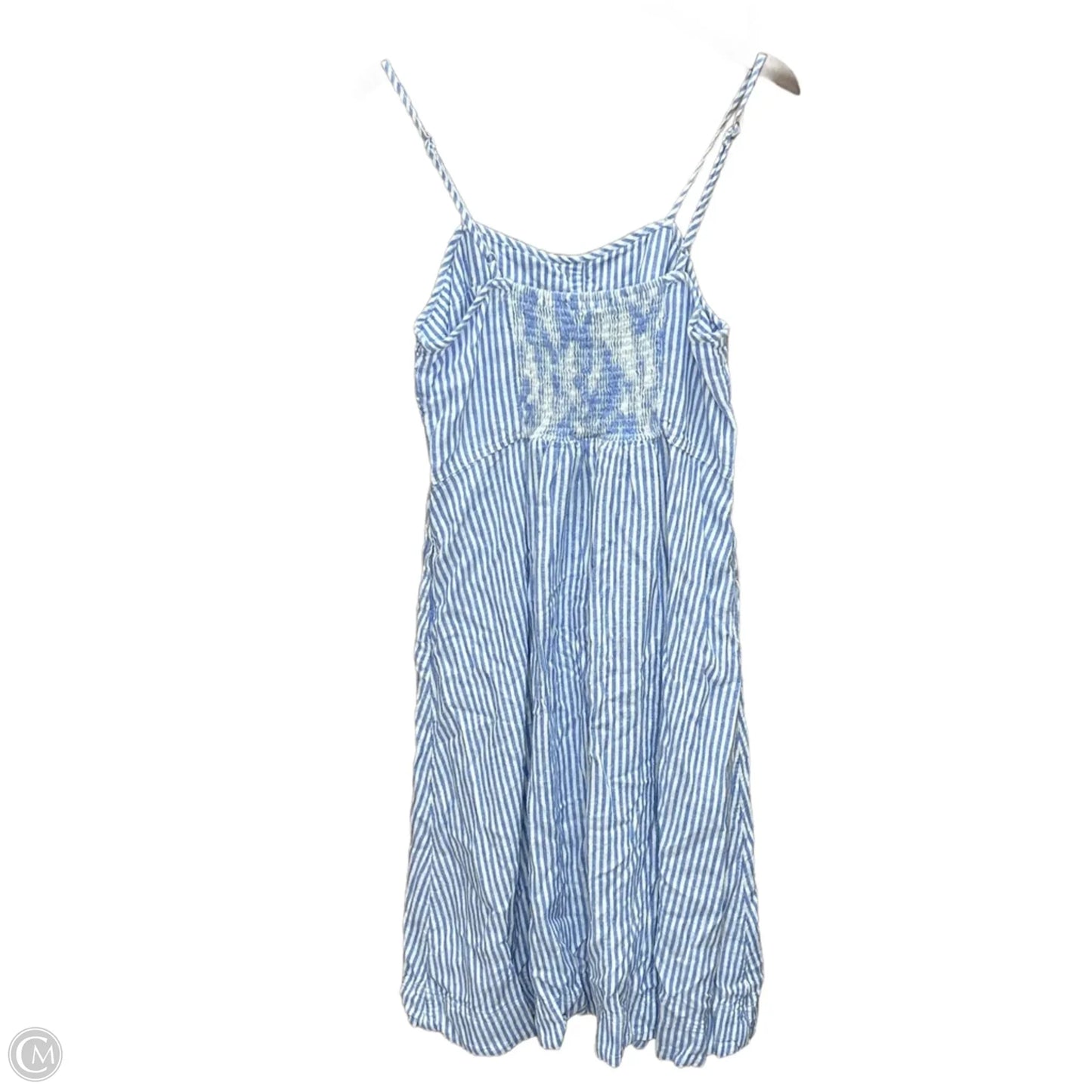 Dress Casual Midi By Universal Thread In Striped Pattern, Size: L