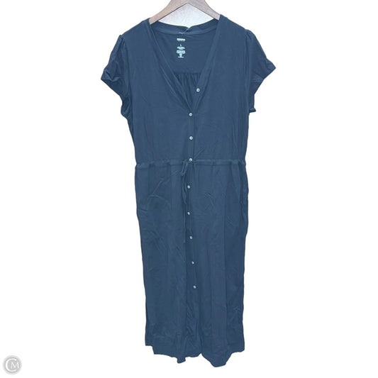 Dress Casual Maxi By Sonoma In Black, Size: L