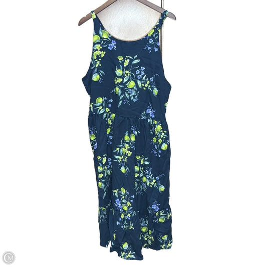 Dress Casual Maxi By Time And Tru In Blue, Size: 2x