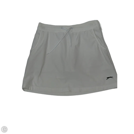 Athletic Skirt By Slazenger In White, Size: Xs