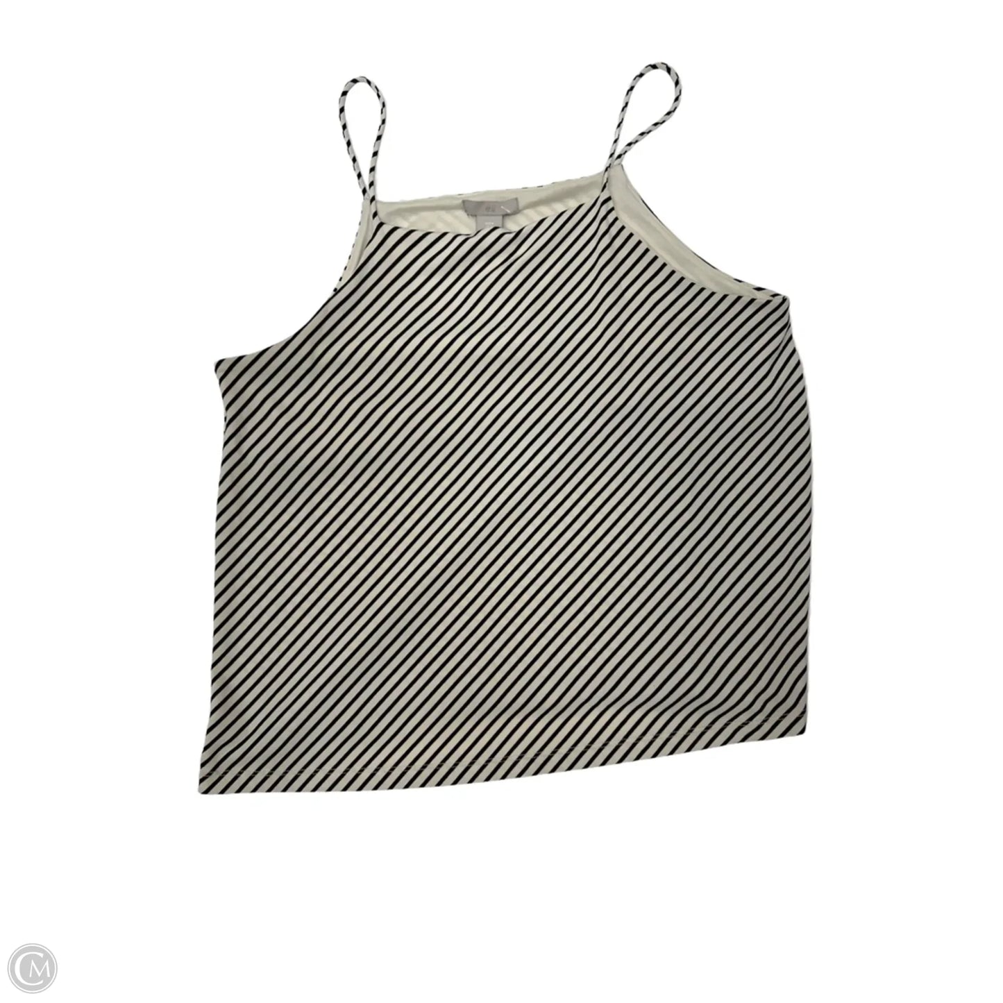 Top Cami By H&m In Striped Pattern, Size: M