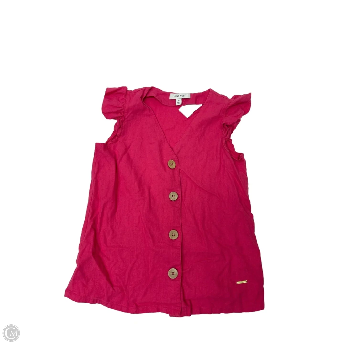 Top Sleeveless By Nine West Apparel In Pink, Size: Xs