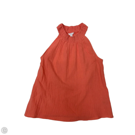 Top Sleeveless By Time And Tru In Pink, Size: S