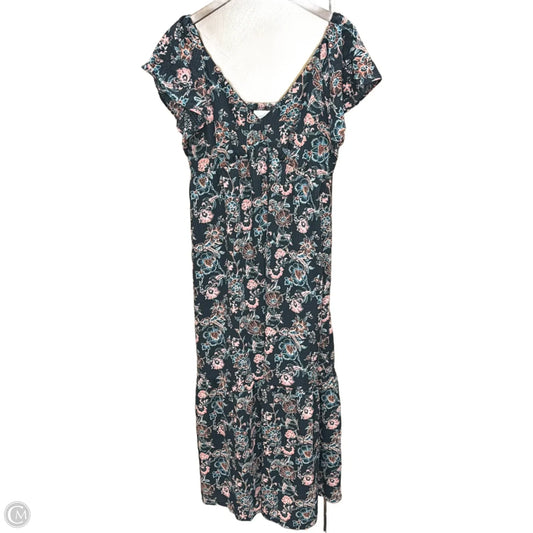 Dress Casual Maxi By Universal Thread In Floral Print, Size: M