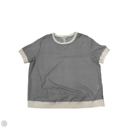 Top Short Sleeve By Rachel Zoe In Black & White, Size: L