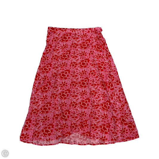 Skirt Midi By J. Crew In Floral Print, Size: M