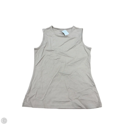 Tank Top By Adrienne Vittadini In Tan, Size: Xs