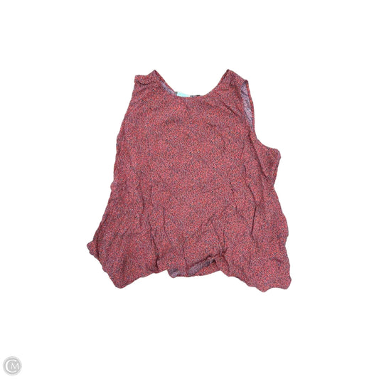 Top Sleeveless By Ana In Orange, Size: Xl