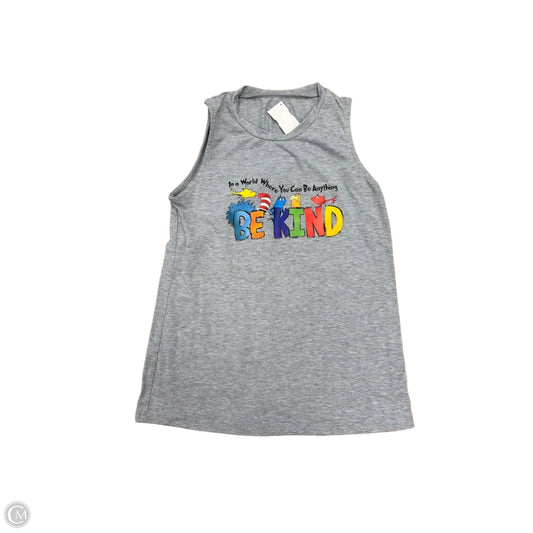 Tank Top By Clothes Mentor In Grey, Size: S