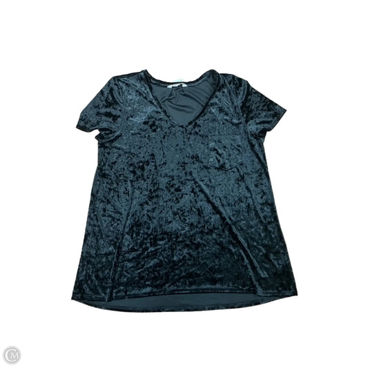 Top Short Sleeve By Clothes Mentor In Black, Size: 1x