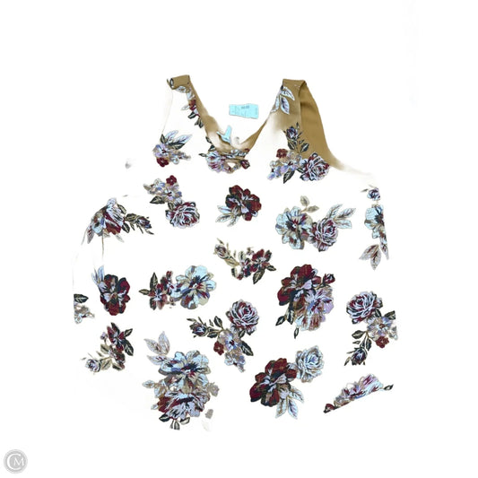 Tank Top By Maurices In Floral Print, Size: 1x