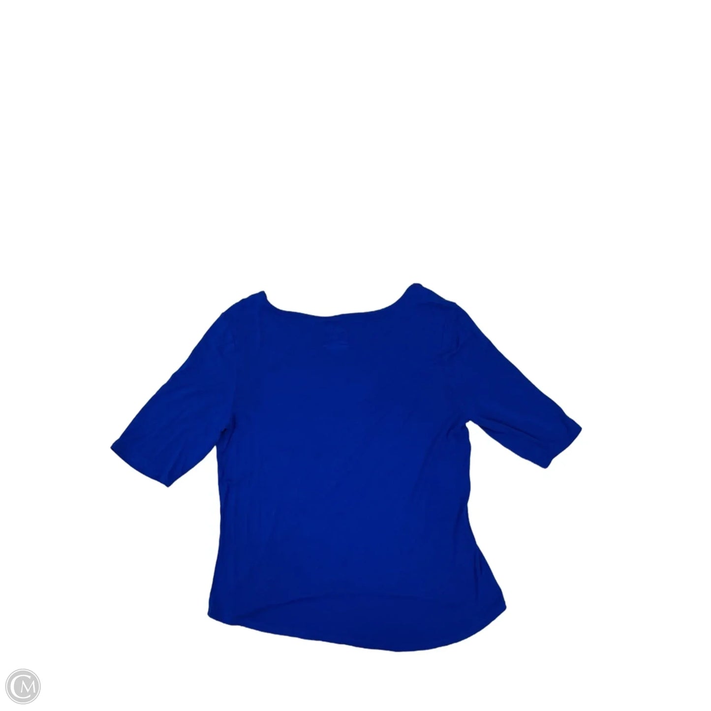 Top Short Sleeve Basic By Apt 9 In Blue, Size: Mp