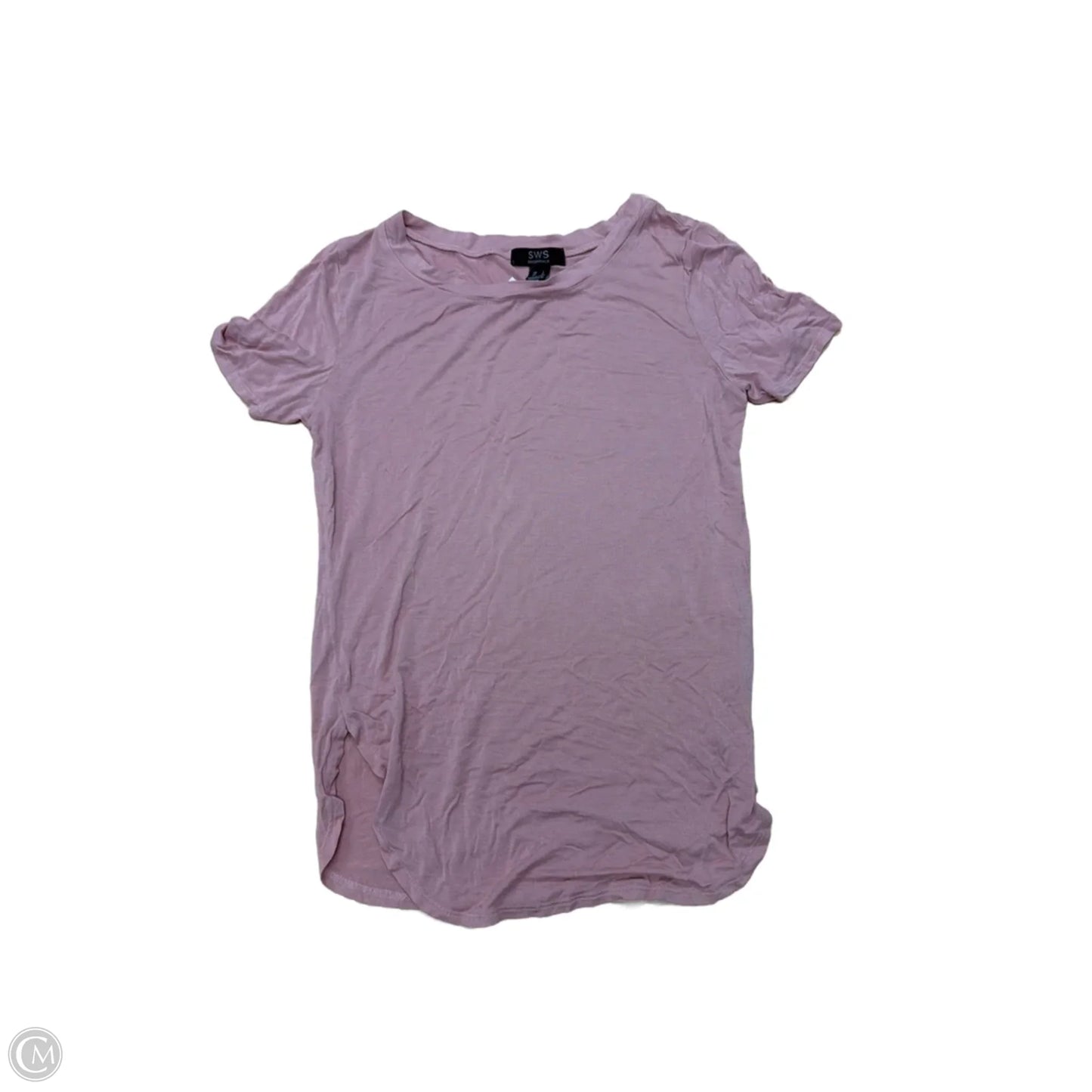 Top Short Sleeve Basic By Clothes Mentor In Pink, Size: L