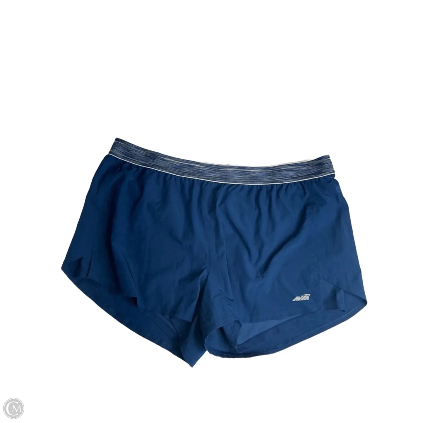 Athletic Shorts By Avia In Blue, Size: 1x