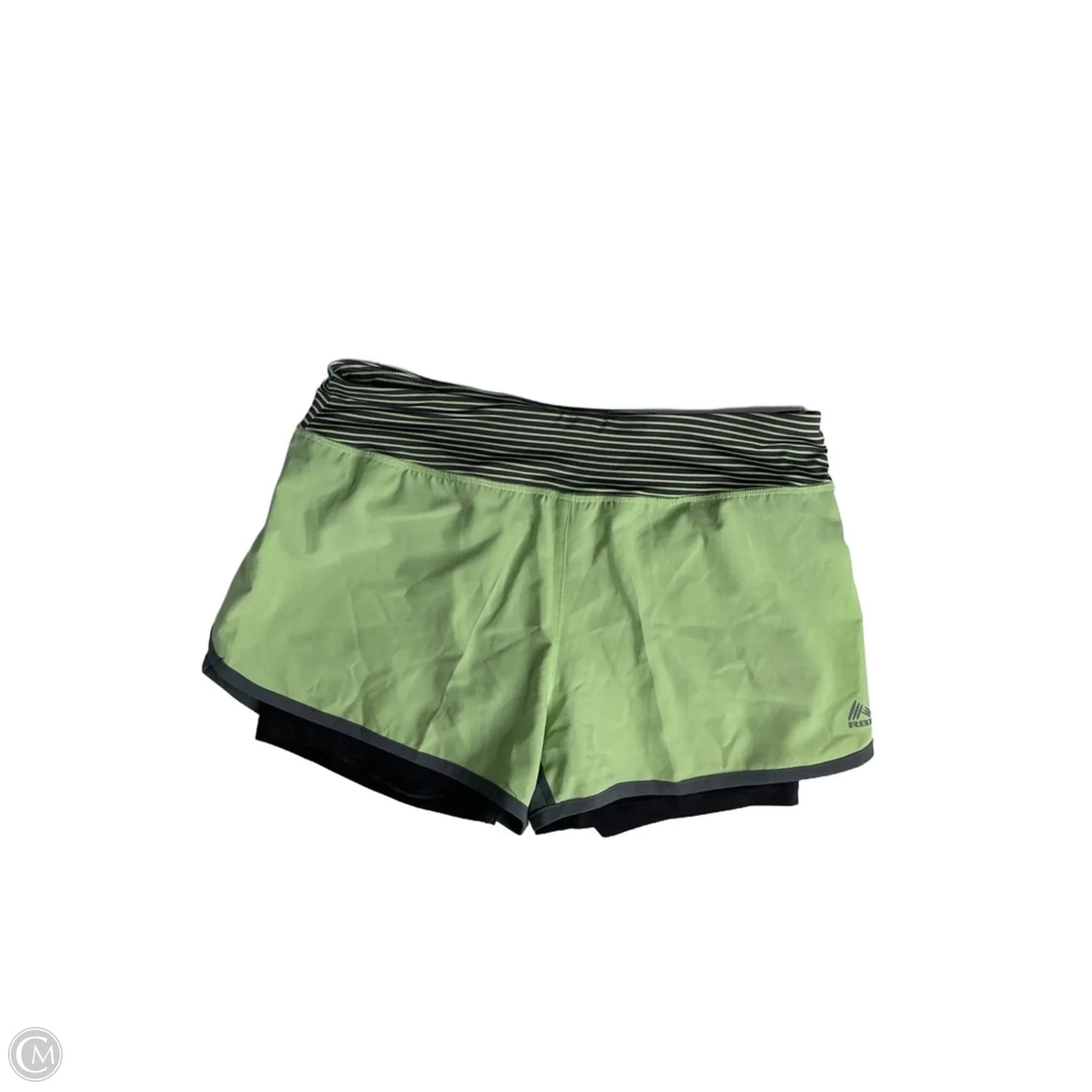 Athletic Shorts By Rbx In Green & Grey, Size: M