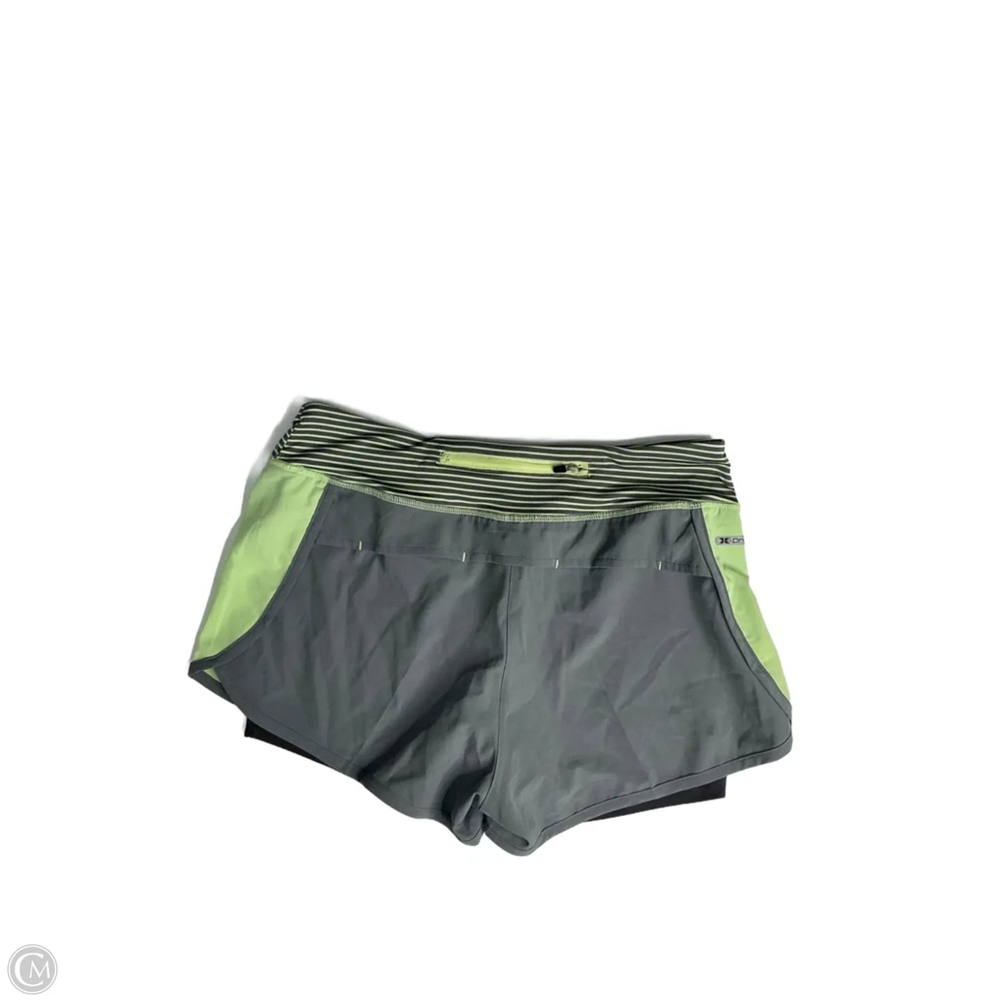 Athletic Shorts By Rbx In Green & Grey, Size: M