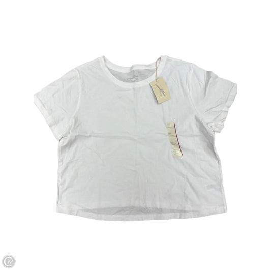 Top Short Sleeve Basic By Universal Thread In White, Size: 1x