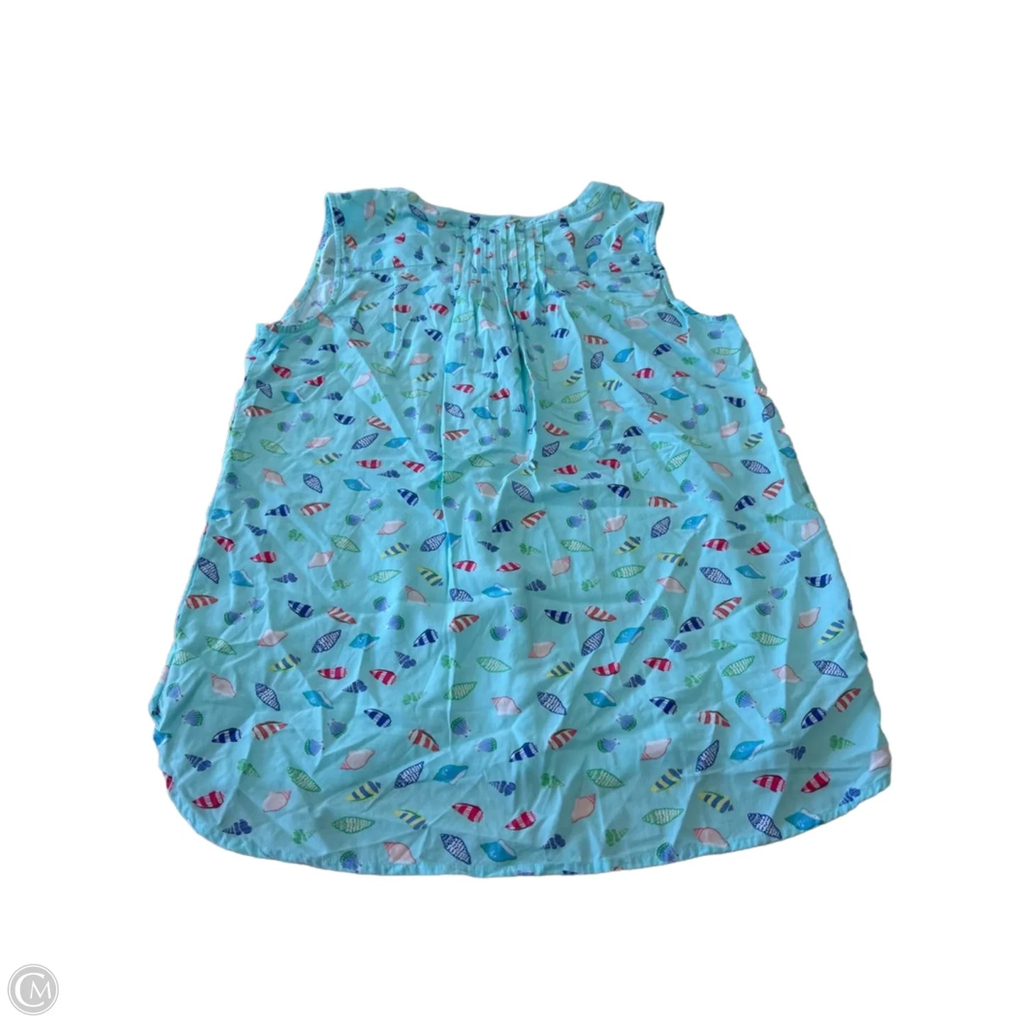 Top Sleeveless By Talbots In Blue, Size: M
