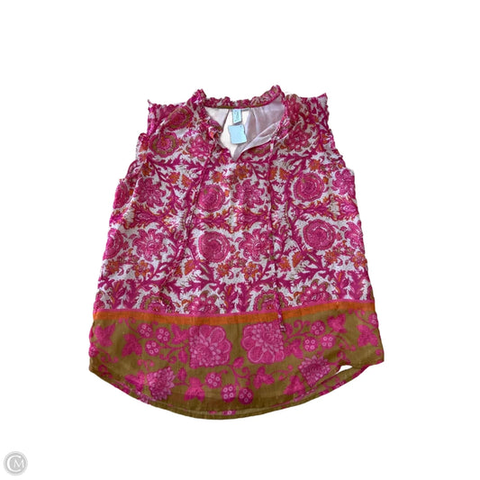 Top Sleeveless By Joie In Multi-colored, Size: M