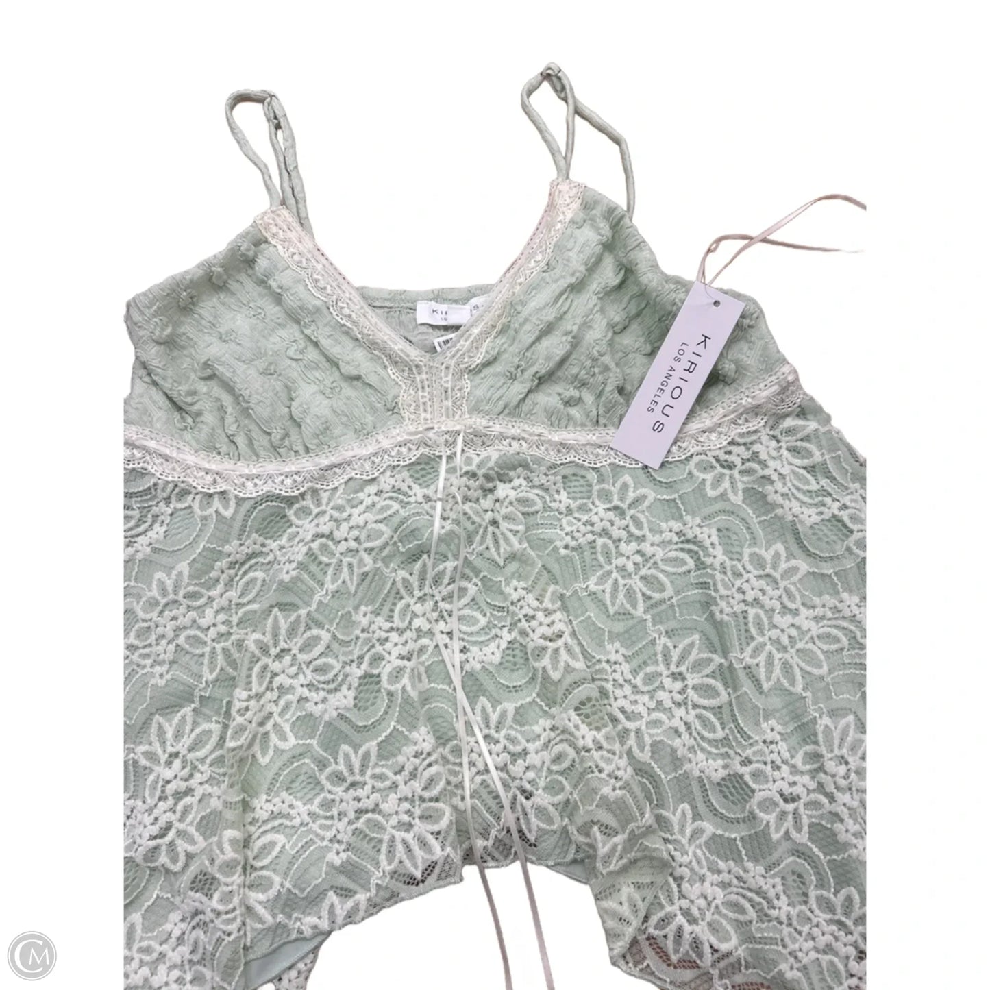 Top Cami By Kirious In Green, Size: L