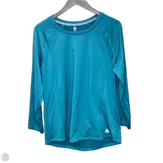 Athletic Top Long Sleeve Crewneck By Rbx In Green, Size: Xl