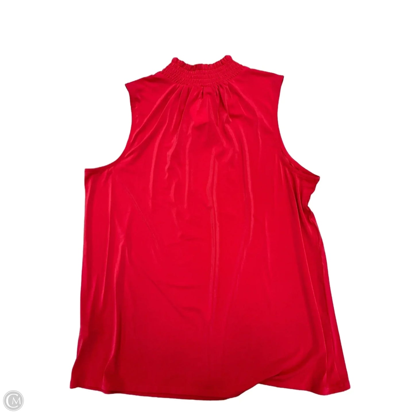 Top Sleeveless By Cato In Red, Size: Xl