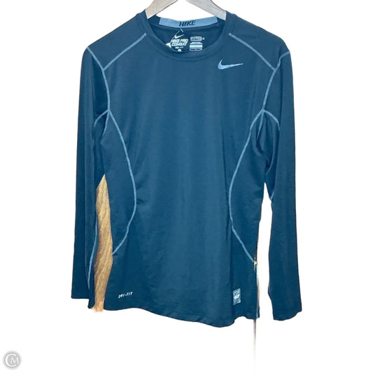 Athletic Top Long Sleeve Crewneck By Nike Apparel In Black, Size: S