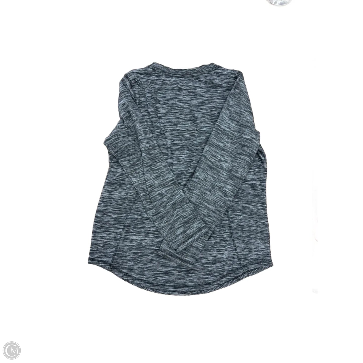 Top Long Sleeve By St Johns Bay In Grey, Size: M