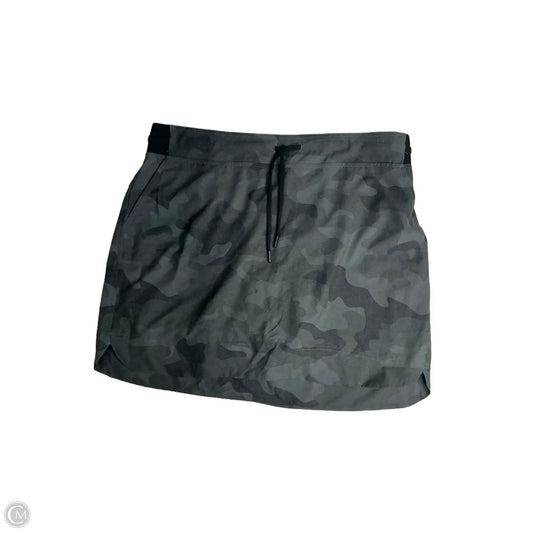 Athletic Skort By Zero Xposure In Camouflage Print, Size: L