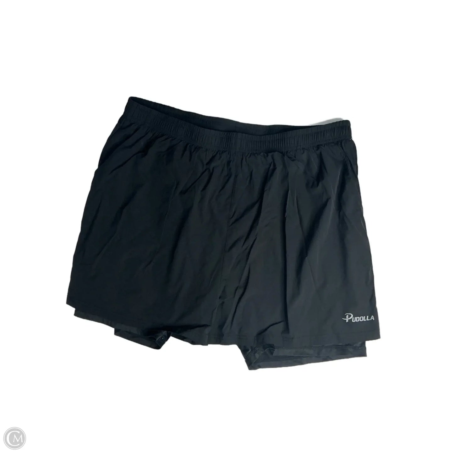 Athletic Shorts By Pudolla In Black, Size: 2x