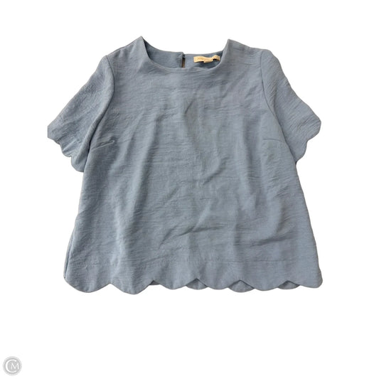 Top Short Sleeve By Monteau In Blue, Size: Xl