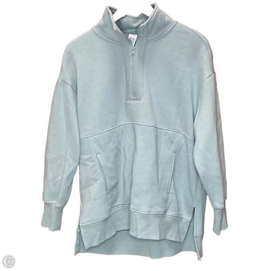 Athletic Sweatshirt Collar By Rbx In Blue, Size: L