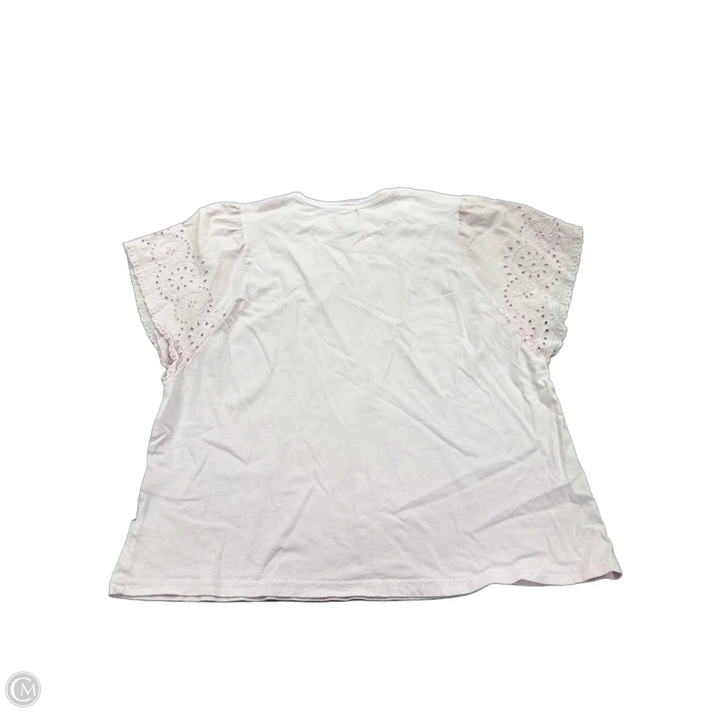 Top Short Sleeve By Gap In Pink, Size: L