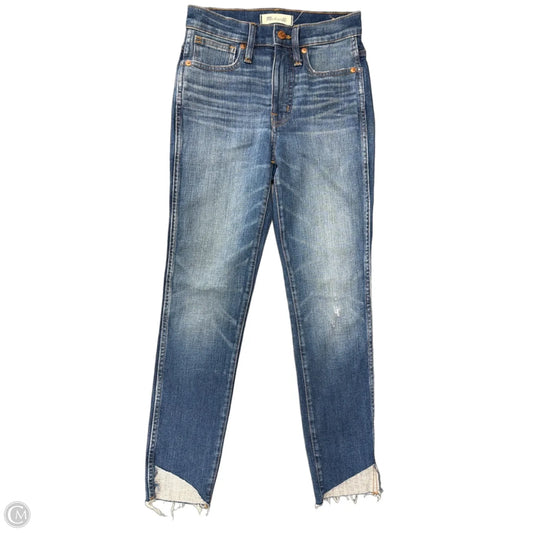 Jeans Skinny By Madewell In Blue Denim, Size: 0
