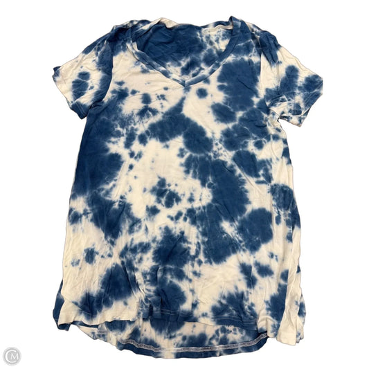 Top Short Sleeve Basic By Clothes Mentor In Tie Dye Print, Size: M