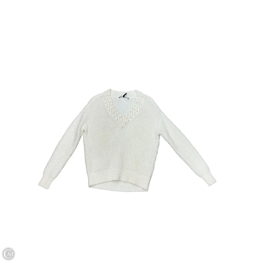 Sweater By White House Black Market In Cream, Size: Xs