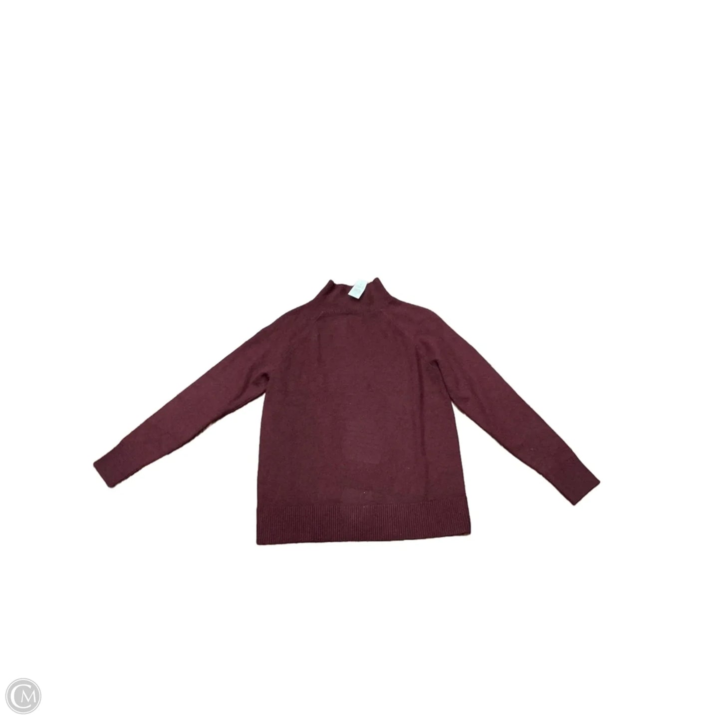 Sweater By Loft In Maroon, Size: Xs
