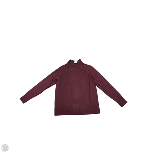 Sweater By Loft In Maroon, Size: Xs
