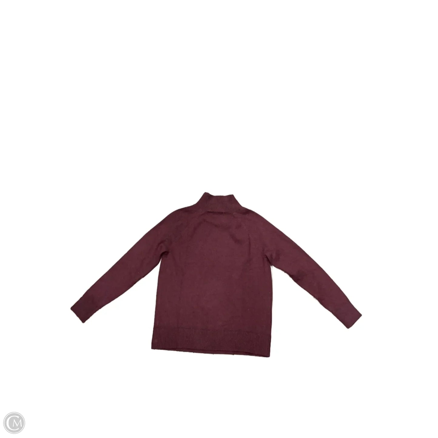 Sweater By Loft In Maroon, Size: Xs
