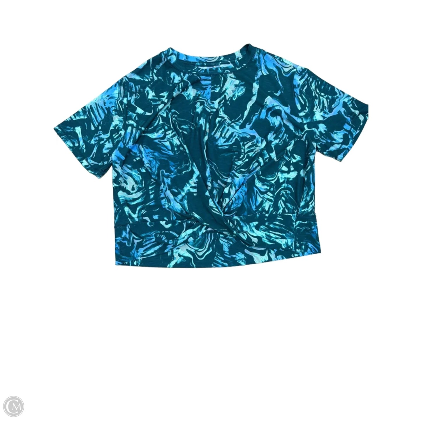 Athletic Top Short Sleeve By Calia In Green, Size: S