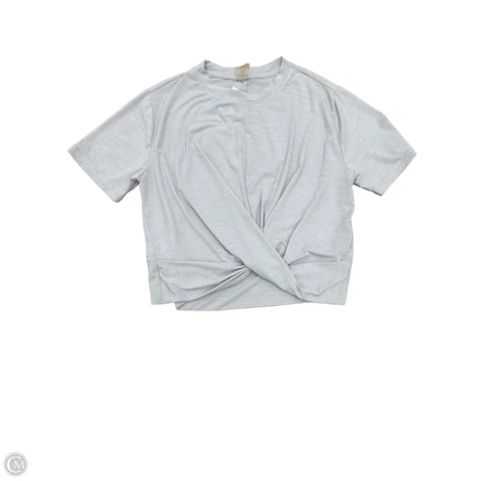 Athletic Top Short Sleeve By Calia In Grey, Size: S