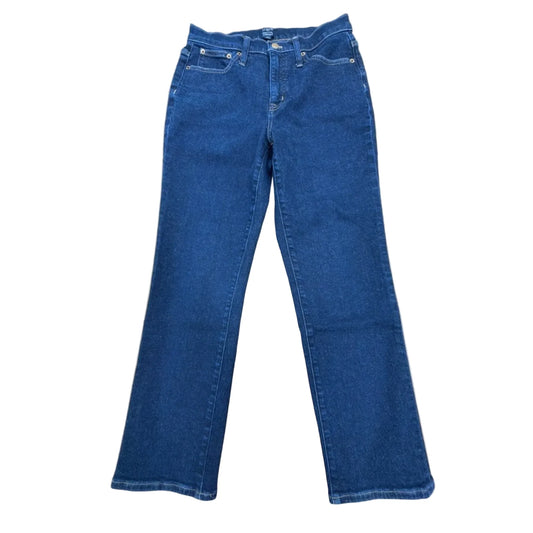 Jeans Straight By J. Crew In Blue Denim, Size: 4