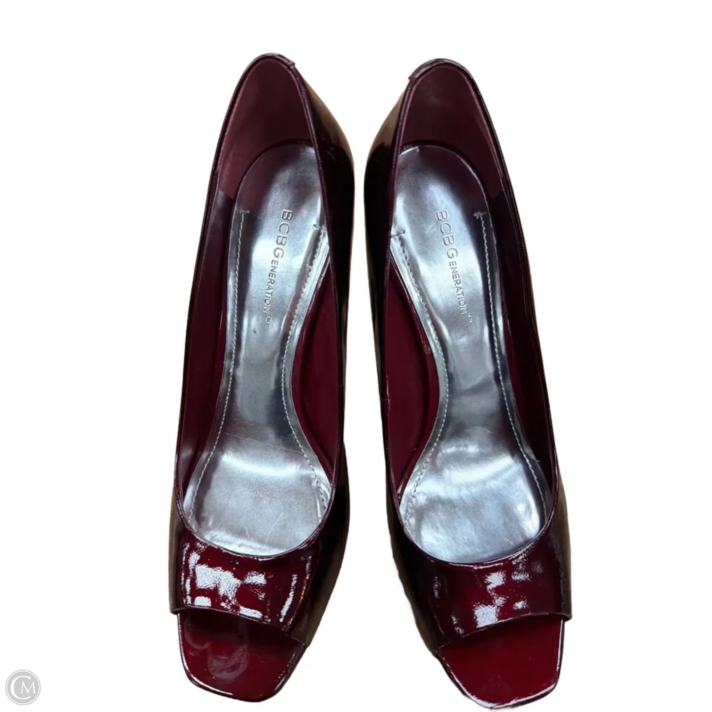 Sandals Heels Stiletto By Bcbgeneration In Red, Size: 9.5