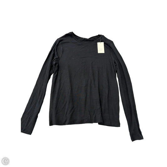 Top Long Sleeve Basic By A New Day In Black, Size: M