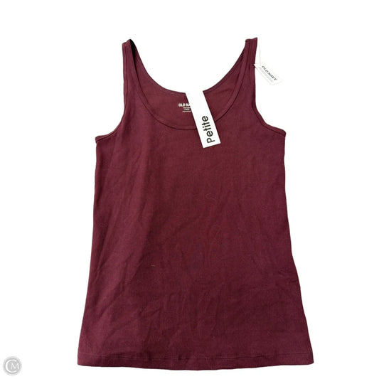 Tank Top By Old Navy In Maroon, Size: Lp