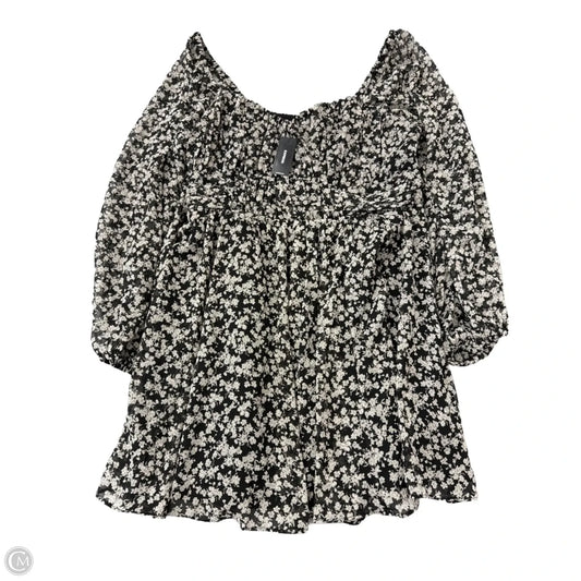 Dress Casual Short By Express In Black & Grey, Size: Xl
