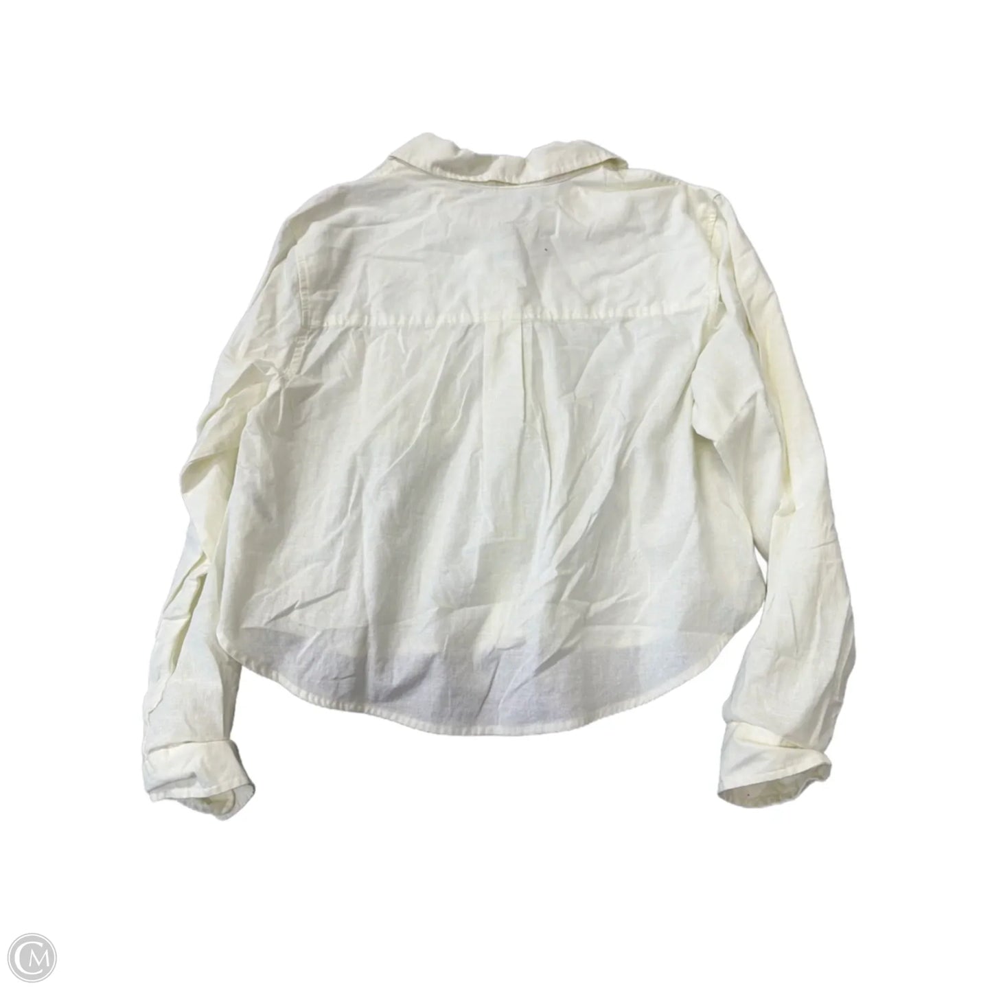 Top Long Sleeve By Universal Thread In Cream, Size: L