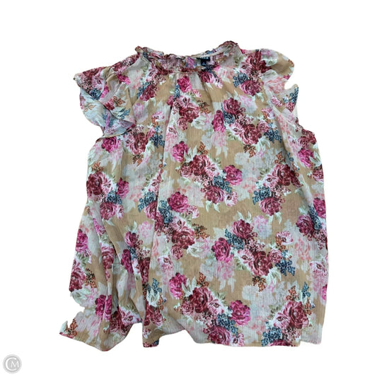 Top Sleeveless By Torrid In Floral Print, Size: 3x